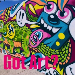 a mural on a building